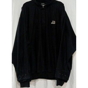 ZERO RESTRICTION Y2K PULLOVER XXL NHL FLYERS ALUMNI BLACK MICROSUEDE